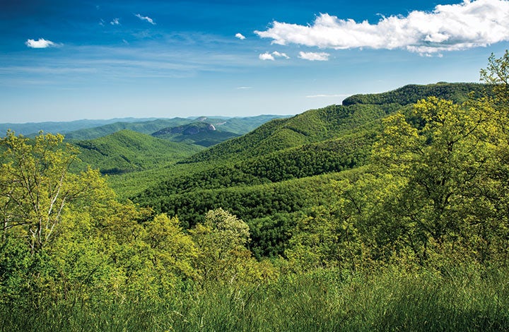 For the biggest mountains east of the Mississippi, Black Mountain is the place.